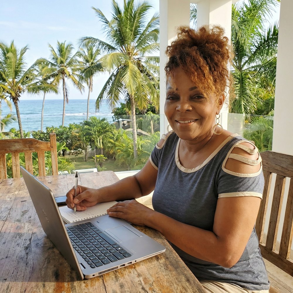 Coleen Huie Garcia RN working in the Dominican Republic